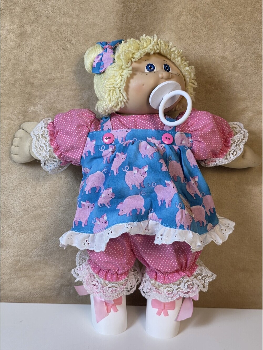 VTG Cabbage Patch Doll Pacifier Coleco 1982 Custom Outfit #4